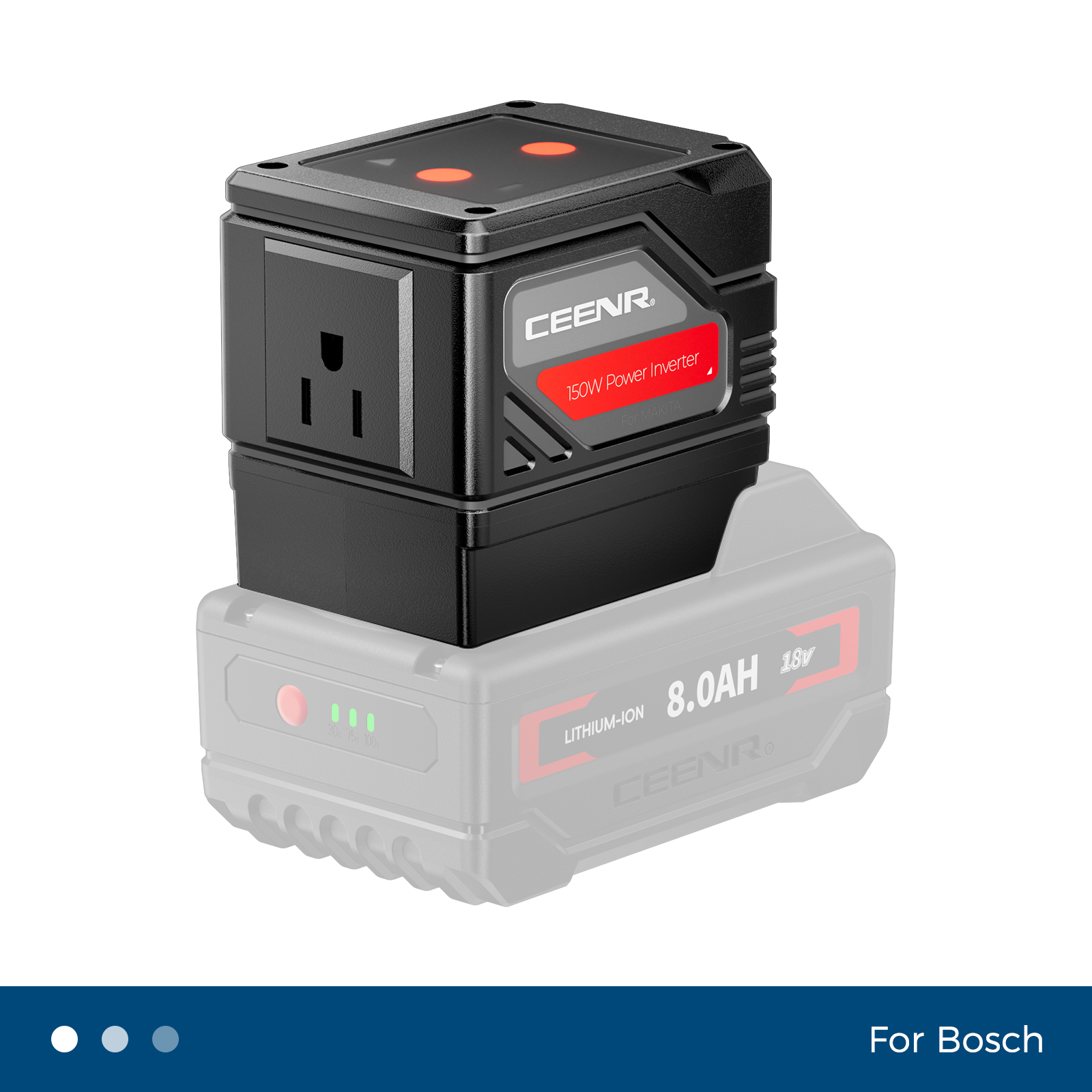 CEENR 150W Inverter For Bosch 18V Li-ion