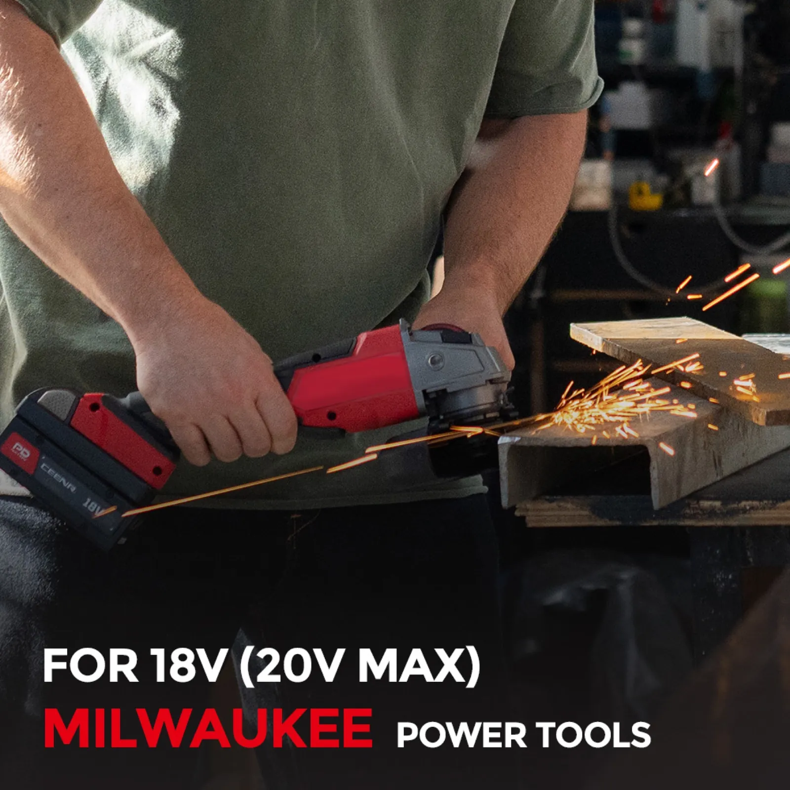 CEENR PDnation™ 4.0Ah Universal Power Tool Battery — 1,600+ Tools, USB-C